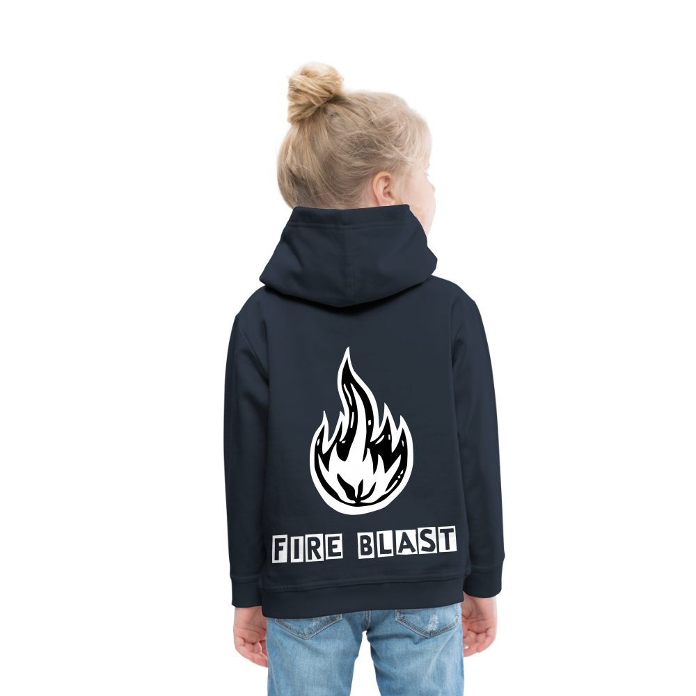 Fire Blast Hoodie - navy