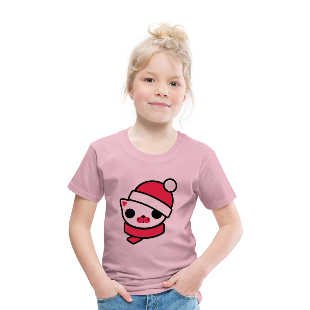 Christmas Kitty - T shirt - The Freja Collection - rose shadow