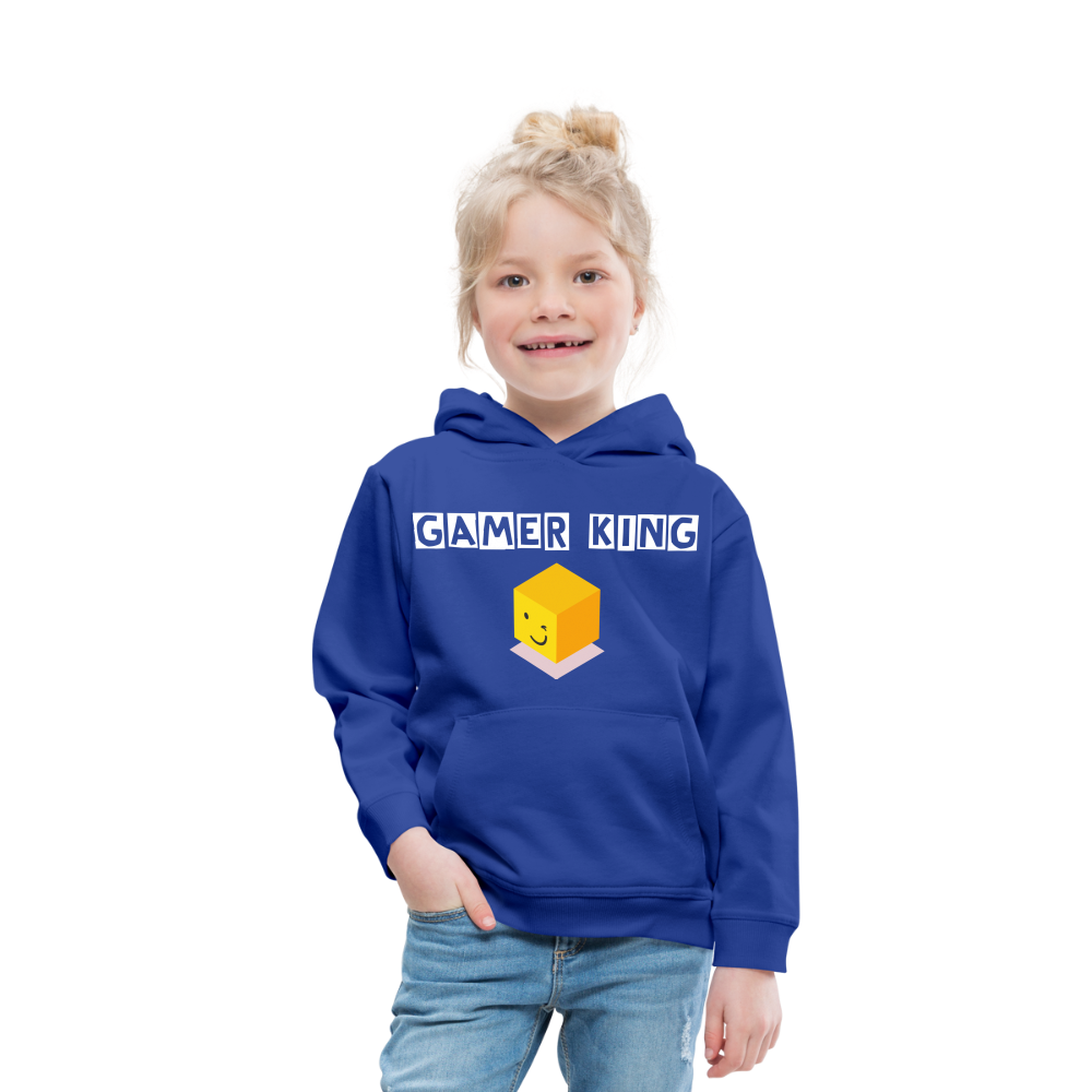 Gamer King Hoodie - The Elijah Collection - royal blue