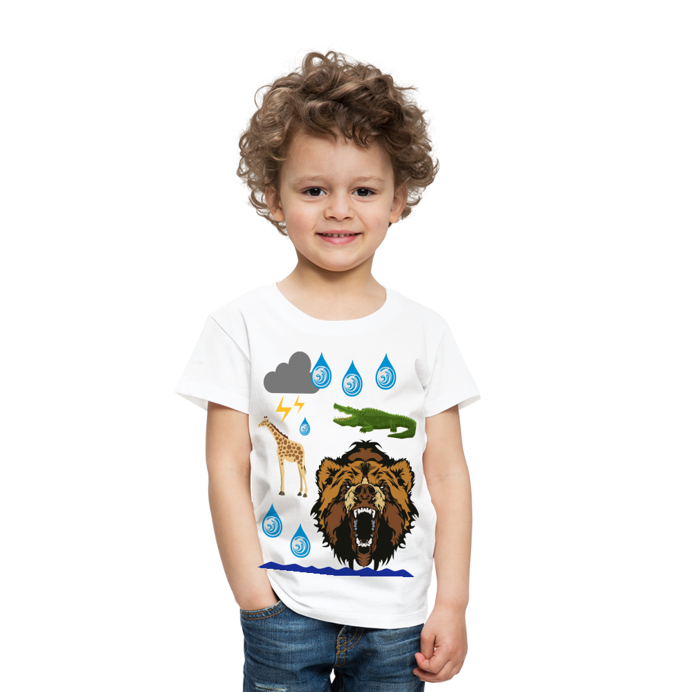 Animal Forest T-Shirt By Elijah - white