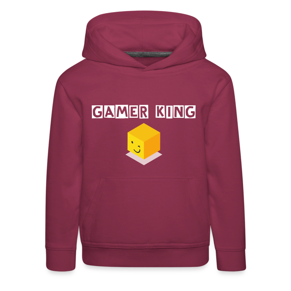 Gamer King Hoodie - The Elijah Collection - bordeaux