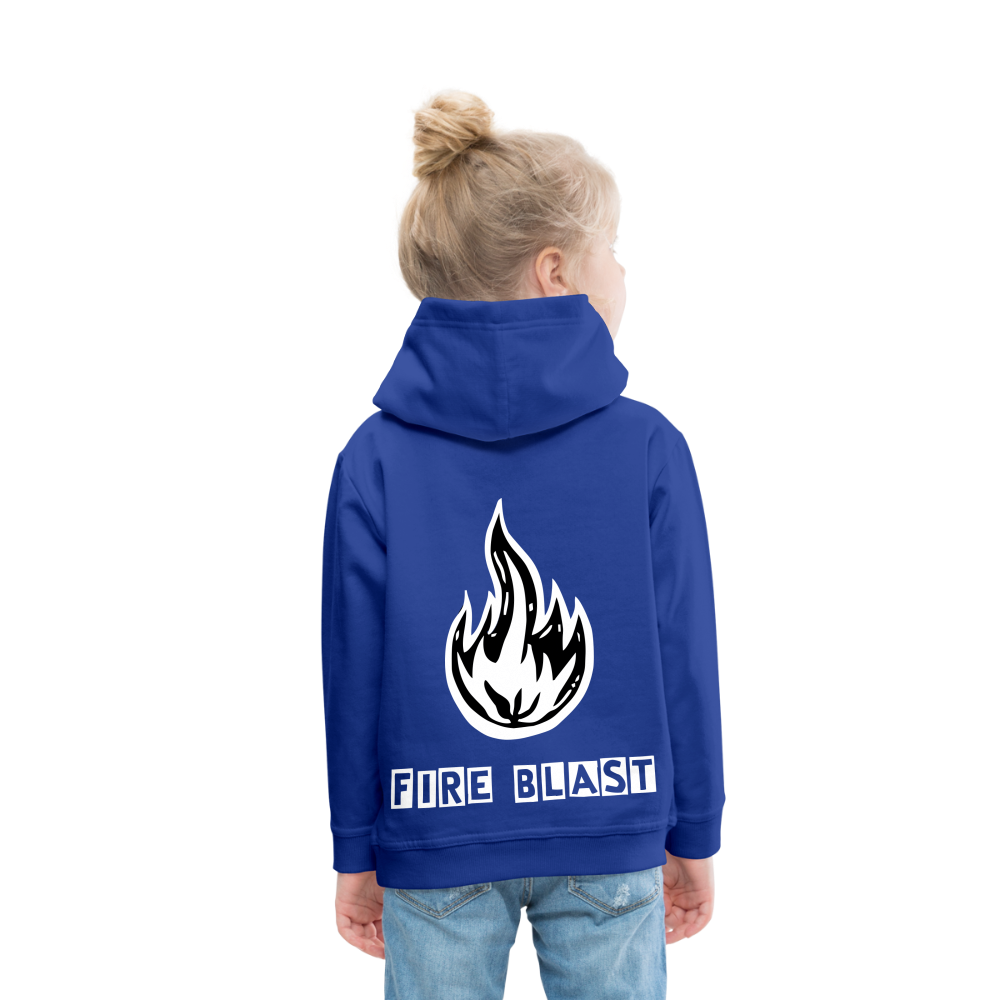 Fire Blast Hoodie - royal blue