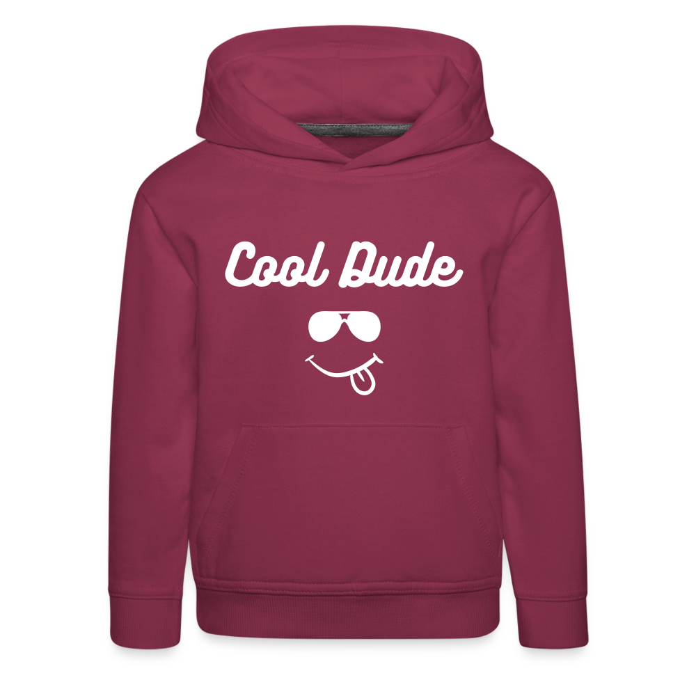 Cool Dude Hoodie - The Elijah Collection - bordeaux