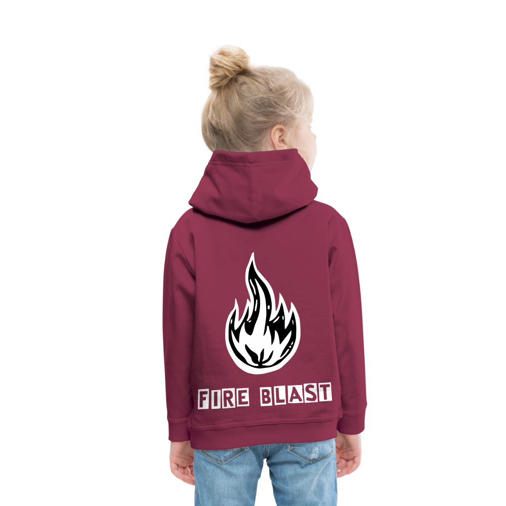 Fire Blast Hoodie - bordeaux