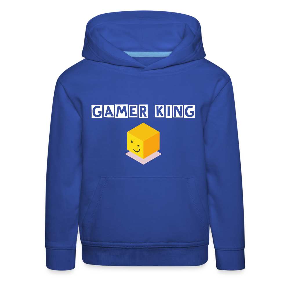 Gamer King Hoodie - The Elijah Collection - royal blue