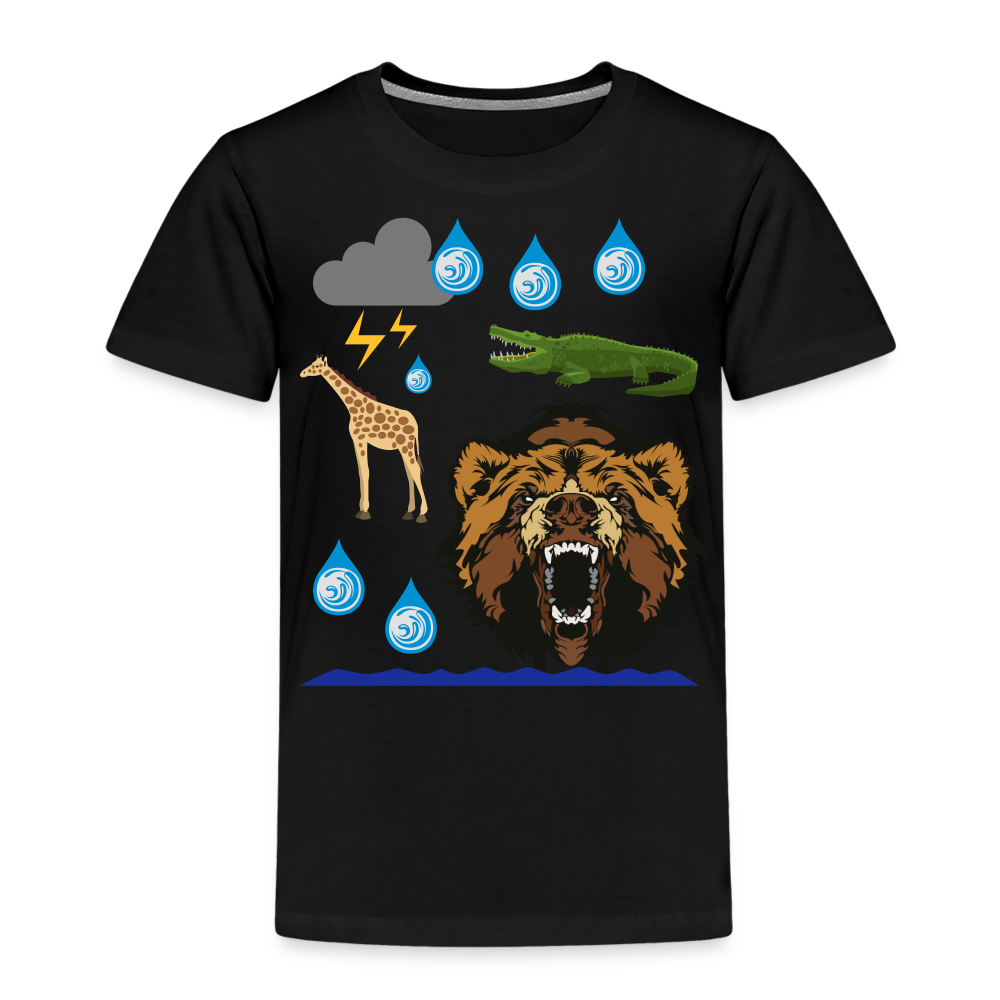 Animal Forest T-Shirt By Elijah - black