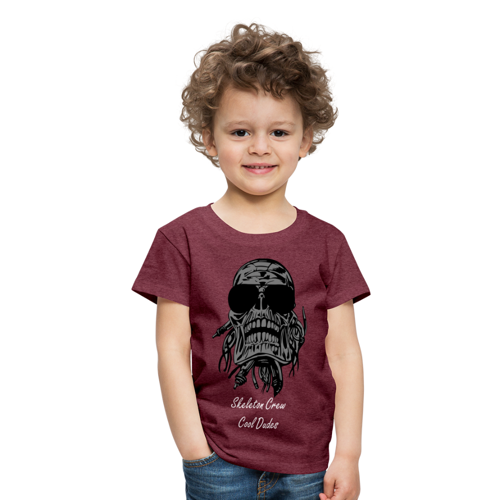 Skeleton Crew Cool Dudes - The Elijah Collection - heather burgundy