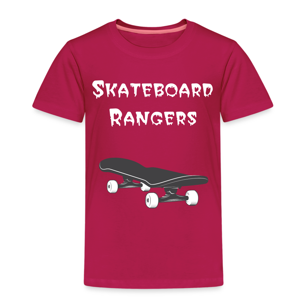 Skateboard Rangers Tee - The Elijah Collection - dark pink