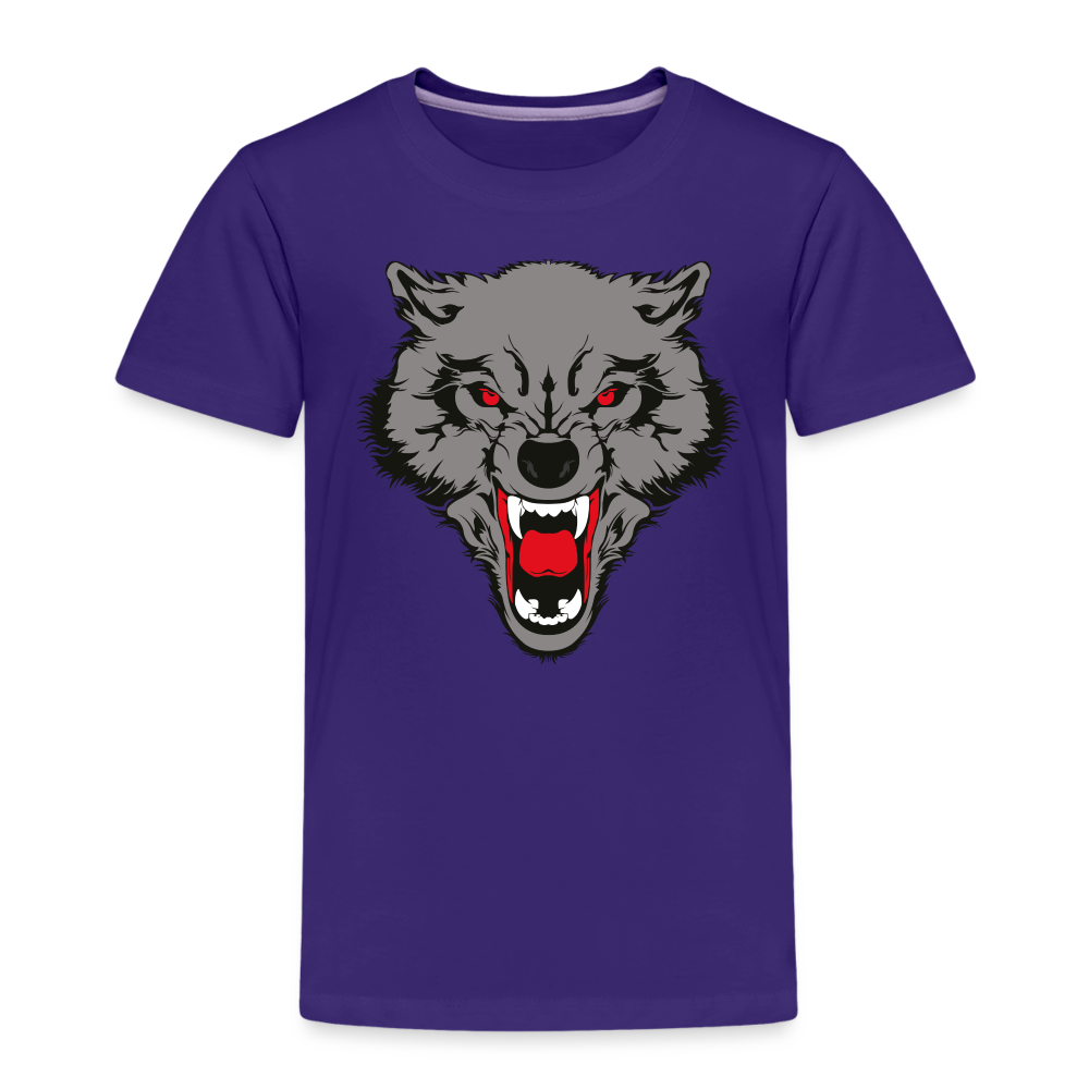 Wild Wolf T Shirt - The Elijah Collection - purple