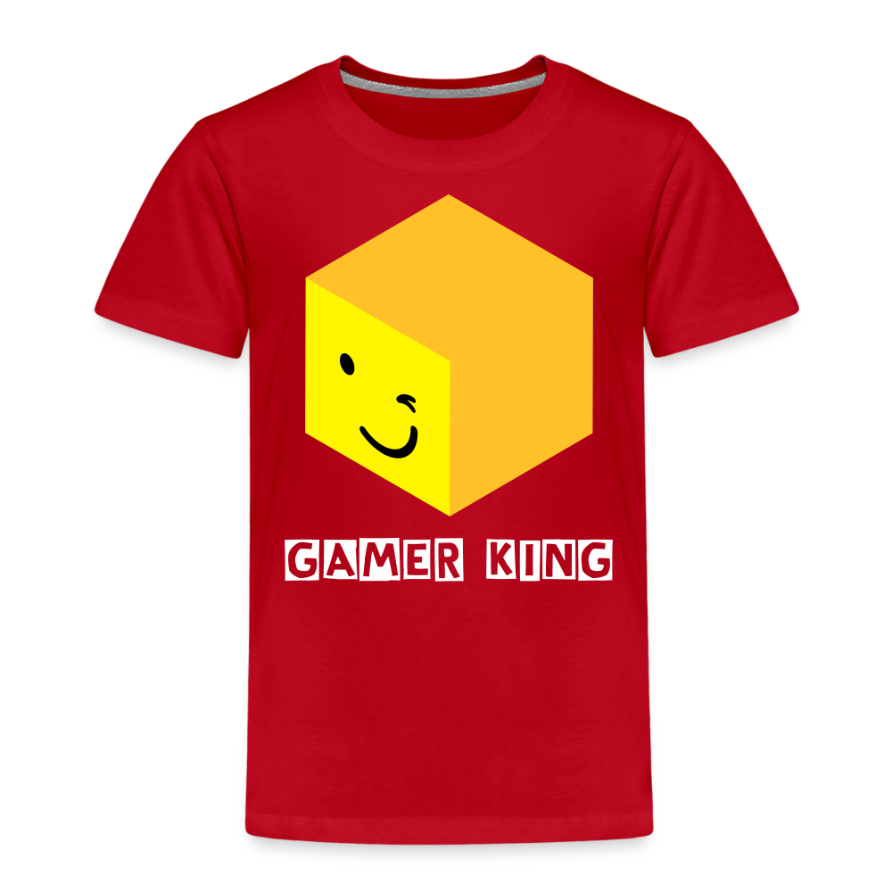 Gamer King T-Shirt - The Elijah Collection - red