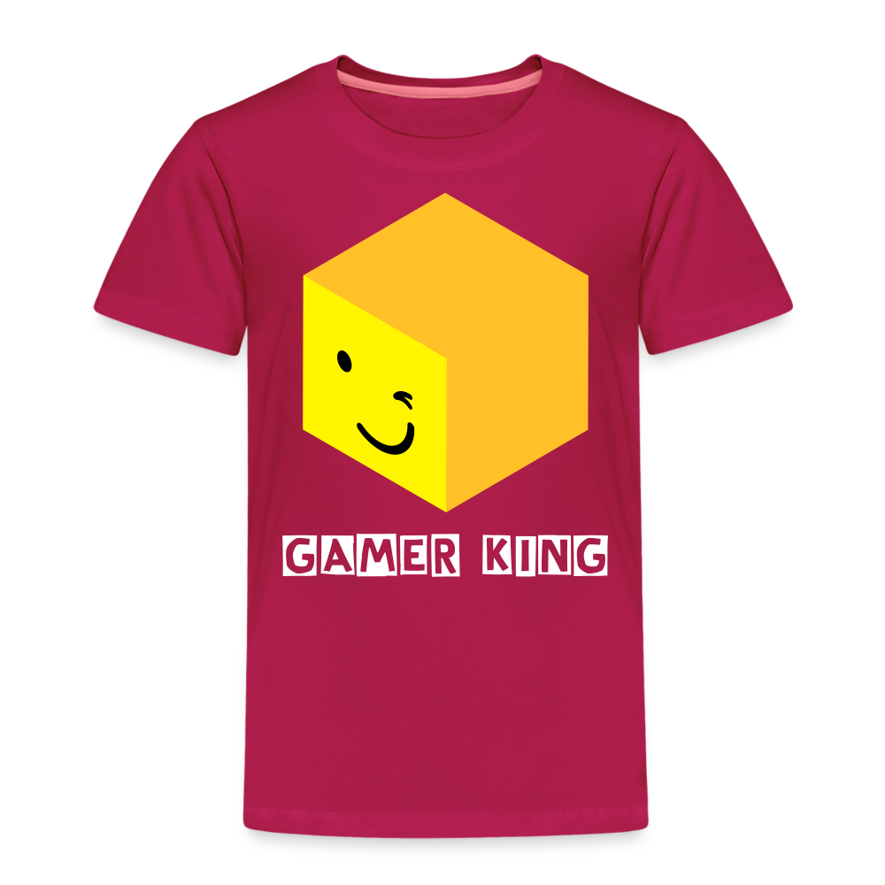 Gamer King T-Shirt - The Elijah Collection - dark pink