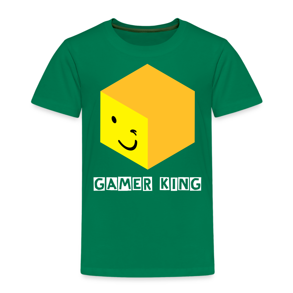 Gamer King T-Shirt - The Elijah Collection - kelly green