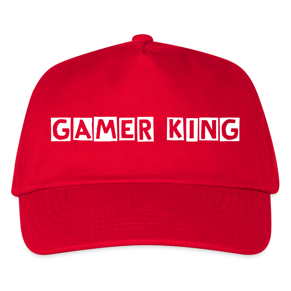 Gamer King Baseball Cap - The Elijah Colelction - red