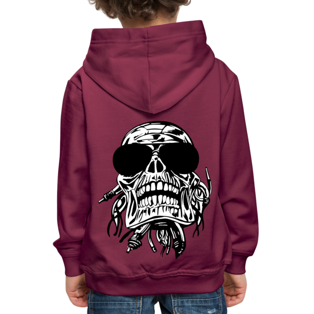 Skeleton Crew Cool Dudes Hoodie - The Elijah Collection - bordeaux