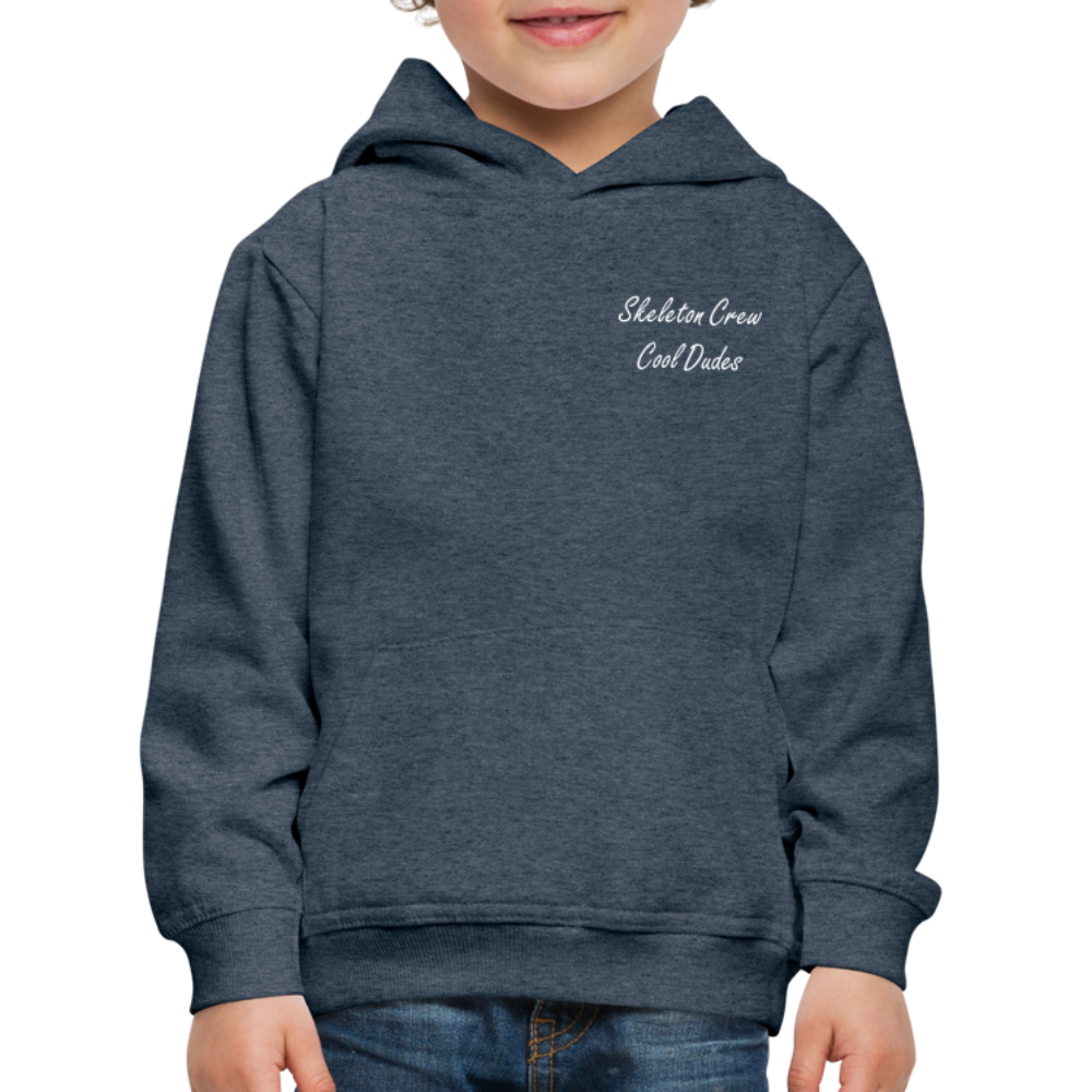 Skeleton Crew Cool Dudes Hoodie - The Elijah Collection - heather denim