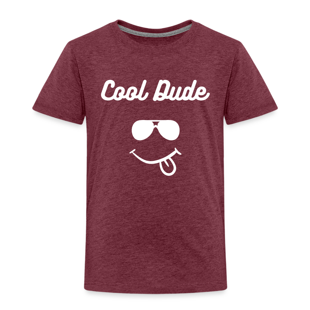 Cool Dude T Shirt - The Elijah Collection - heather burgundy