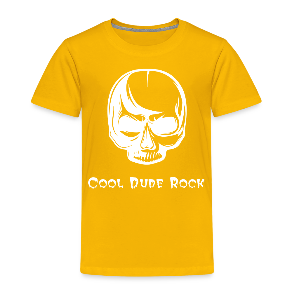 Cool Dude Rock T-Shirt - The Elijah Collection - sun yellow