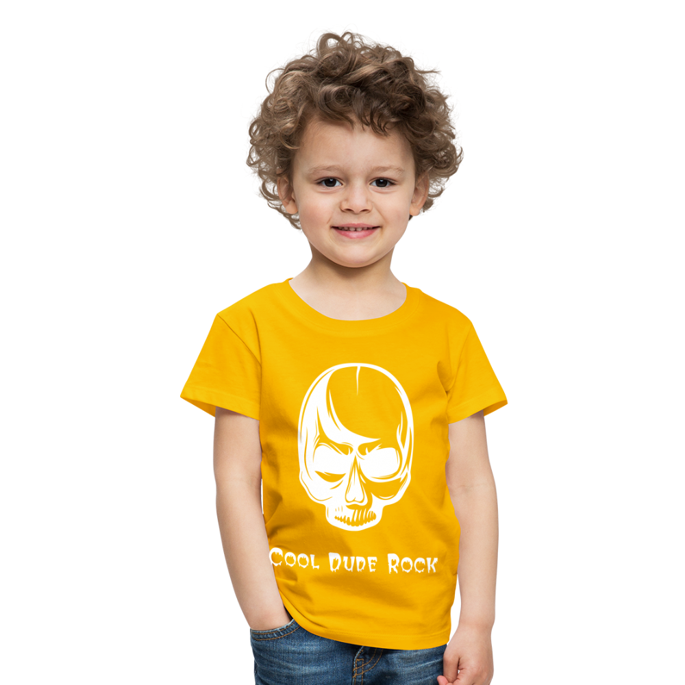 Cool Dude Rock T-Shirt - The Elijah Collection - sun yellow