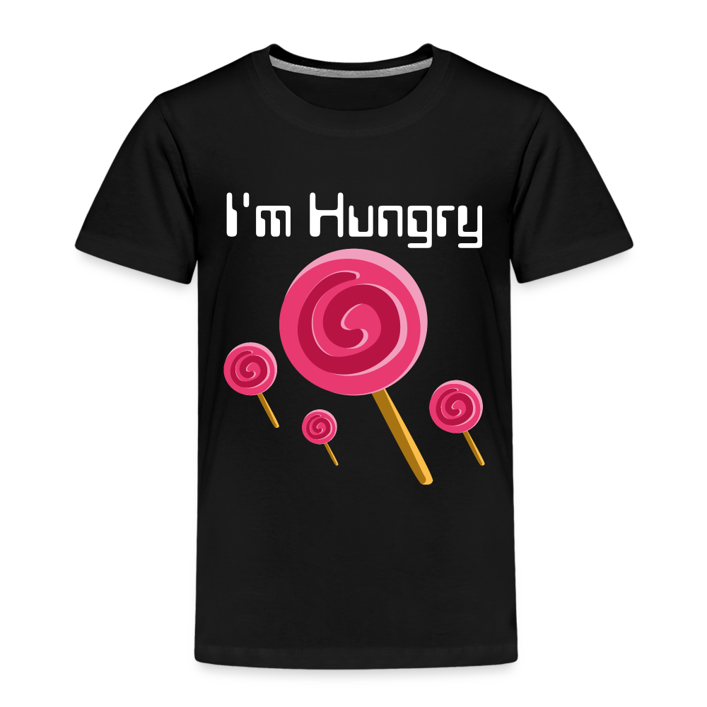 I'm Hungry T-Shirt - The Freja Collection - black