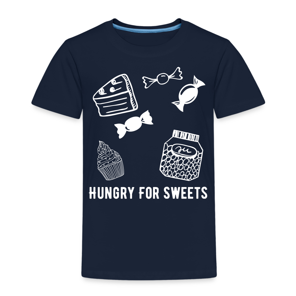 Hungry For Sweets T- Shirt - The Elijah Collection - navy