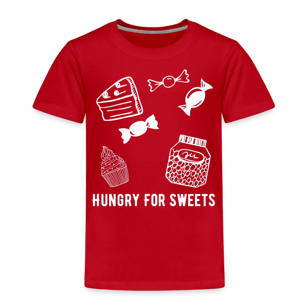 Hungry For Sweets T- Shirt - The Elijah Collection - red