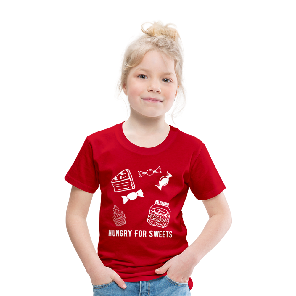 Hungry For Sweets T- Shirt - The Elijah Collection - red