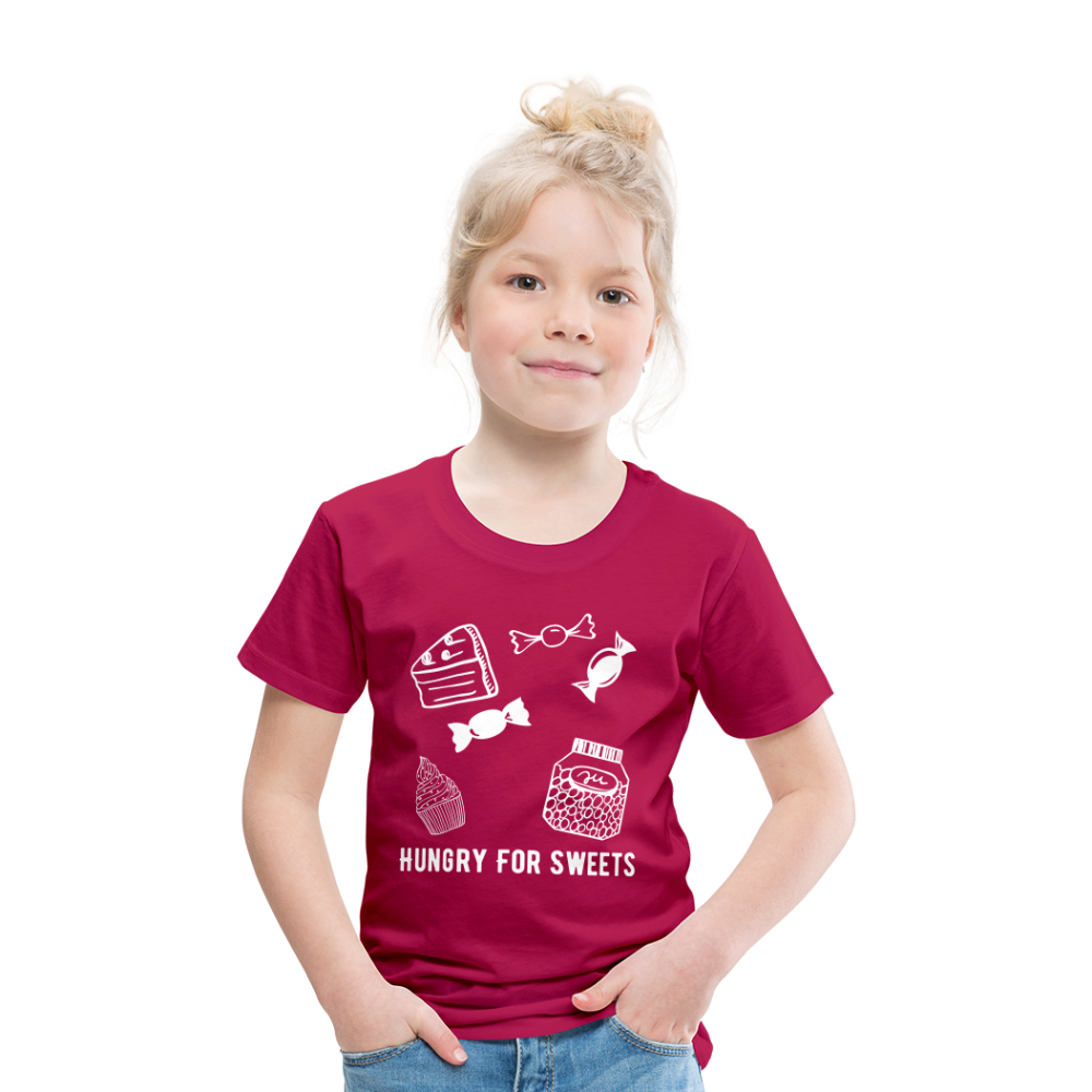 Hungry For Sweets T- Shirt - The Elijah Collection - dark pink