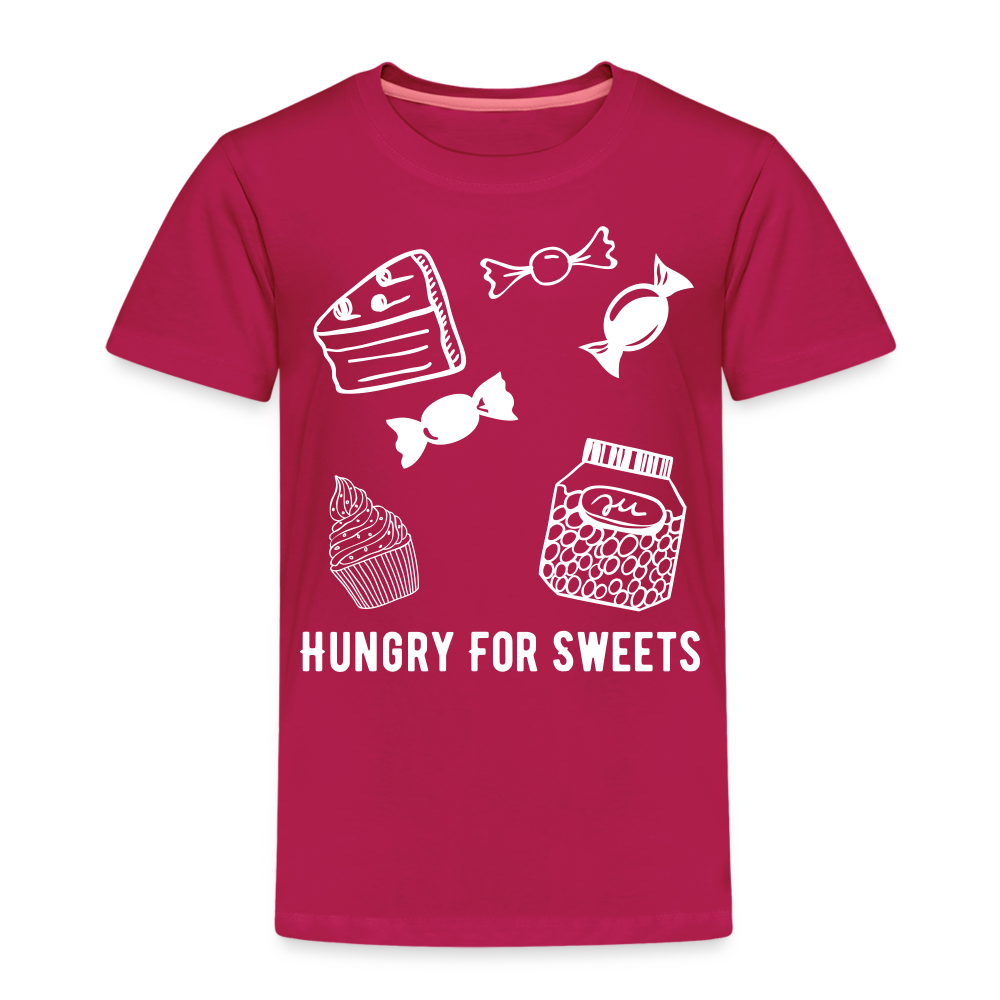 Hungry For Sweets T- Shirt - The Elijah Collection - dark pink