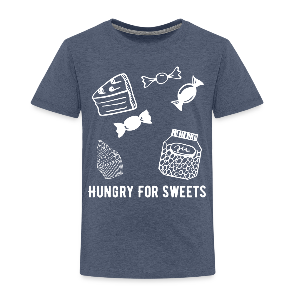 Hungry For Sweets T- Shirt - The Elijah Collection - heather blue